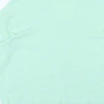 Womens UK Size S Marks and Spencer Green Pullover Jumper