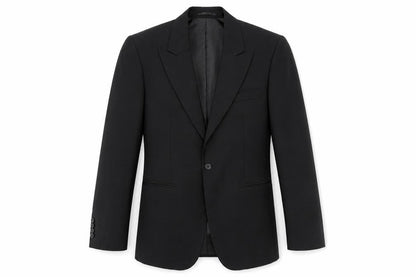 Cavaldi Mens Black Polyester Jacket Suit Jacket Size 38 Regular