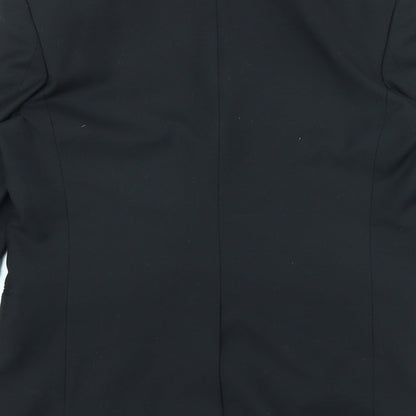 Cavaldi Mens Black Polyester Jacket Suit Jacket Size 38 Regular