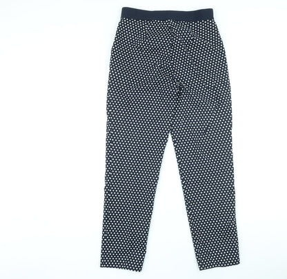 Womens UK Size 10 Marks and Spencer Regular Fit  Black Trousers