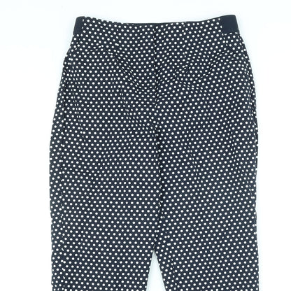 Womens UK Size 10 Marks and Spencer Regular Fit  Black Trousers