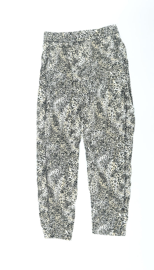 Womens UK Size 8 Marks and Spencer Regular Fit Sweatpants Brown Trousers