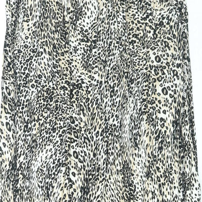 Womens UK Size 8 Marks and Spencer Regular Fit Sweatpants Brown Trousers