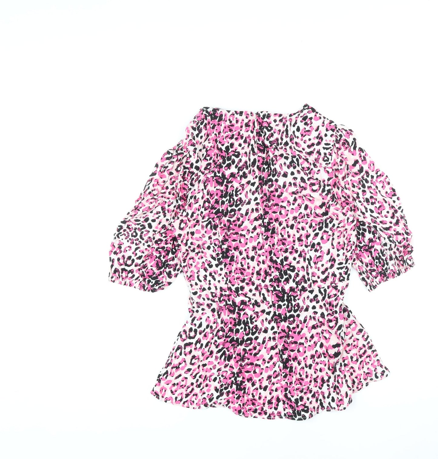 Womens UK Size 6 Marks and Spencer Pink Basic Blouse