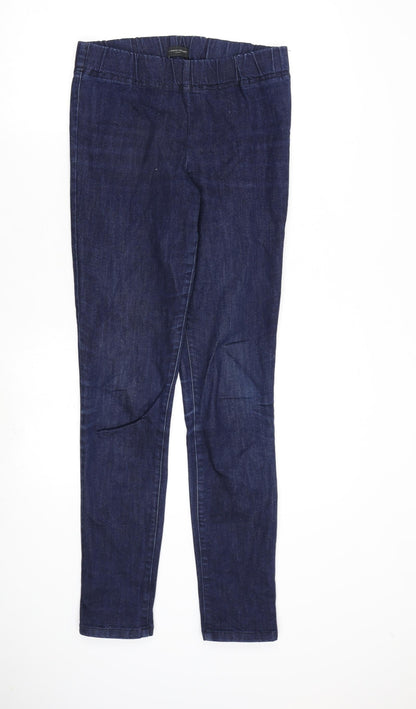 White Company Womens Blue Cotton Jegging Jeans Size 12 L31 in Regular