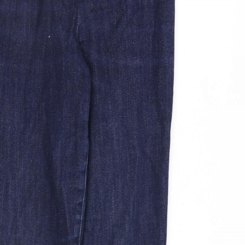 White Company Womens Blue Cotton Jegging Jeans Size 12 L31 in Regular