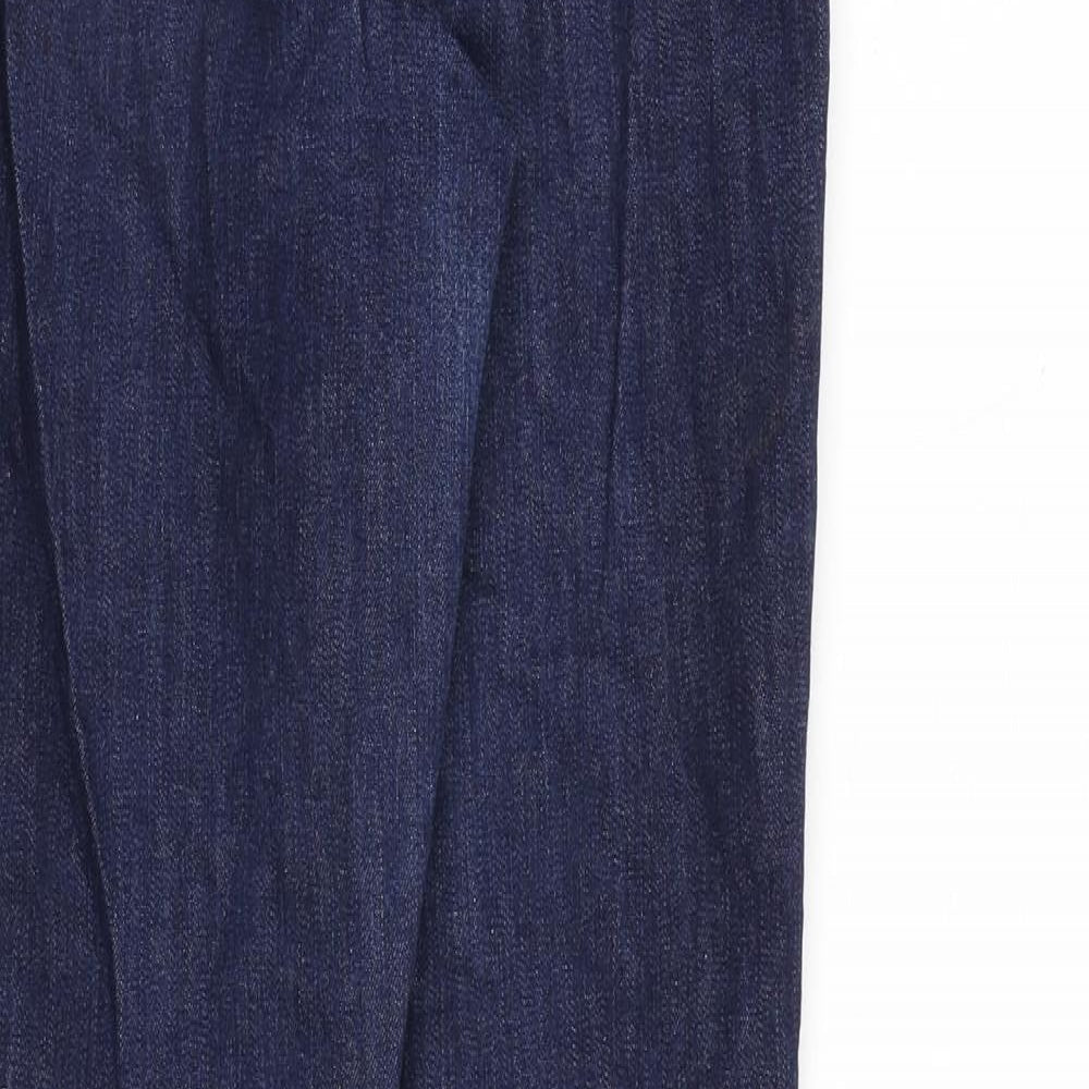 White Company Womens Blue Cotton Jegging Jeans Size 12 L31 in Regular
