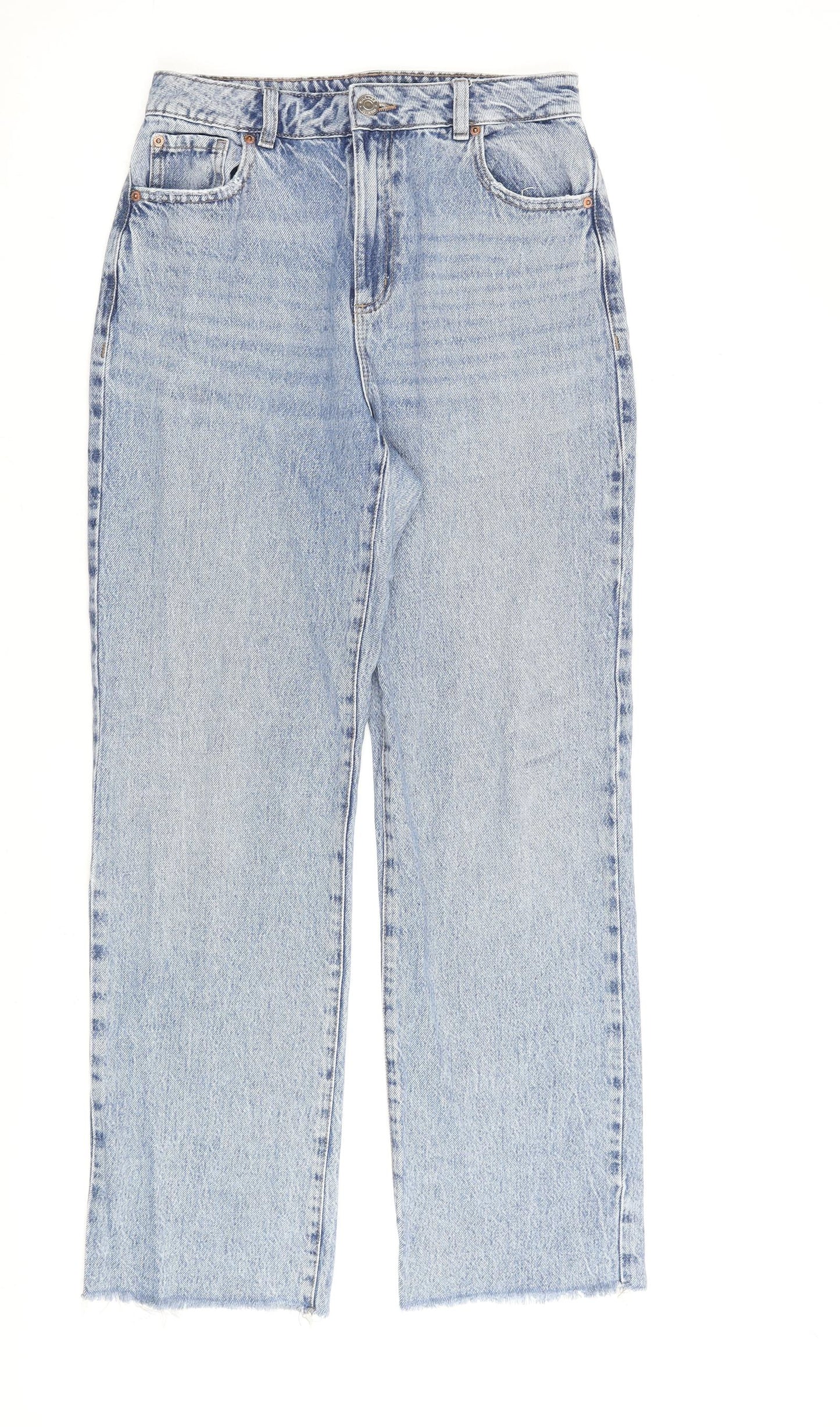 Garage Denim Womens Blue Cotton Straight Jeans Size 28 in L31 in Regular Zip