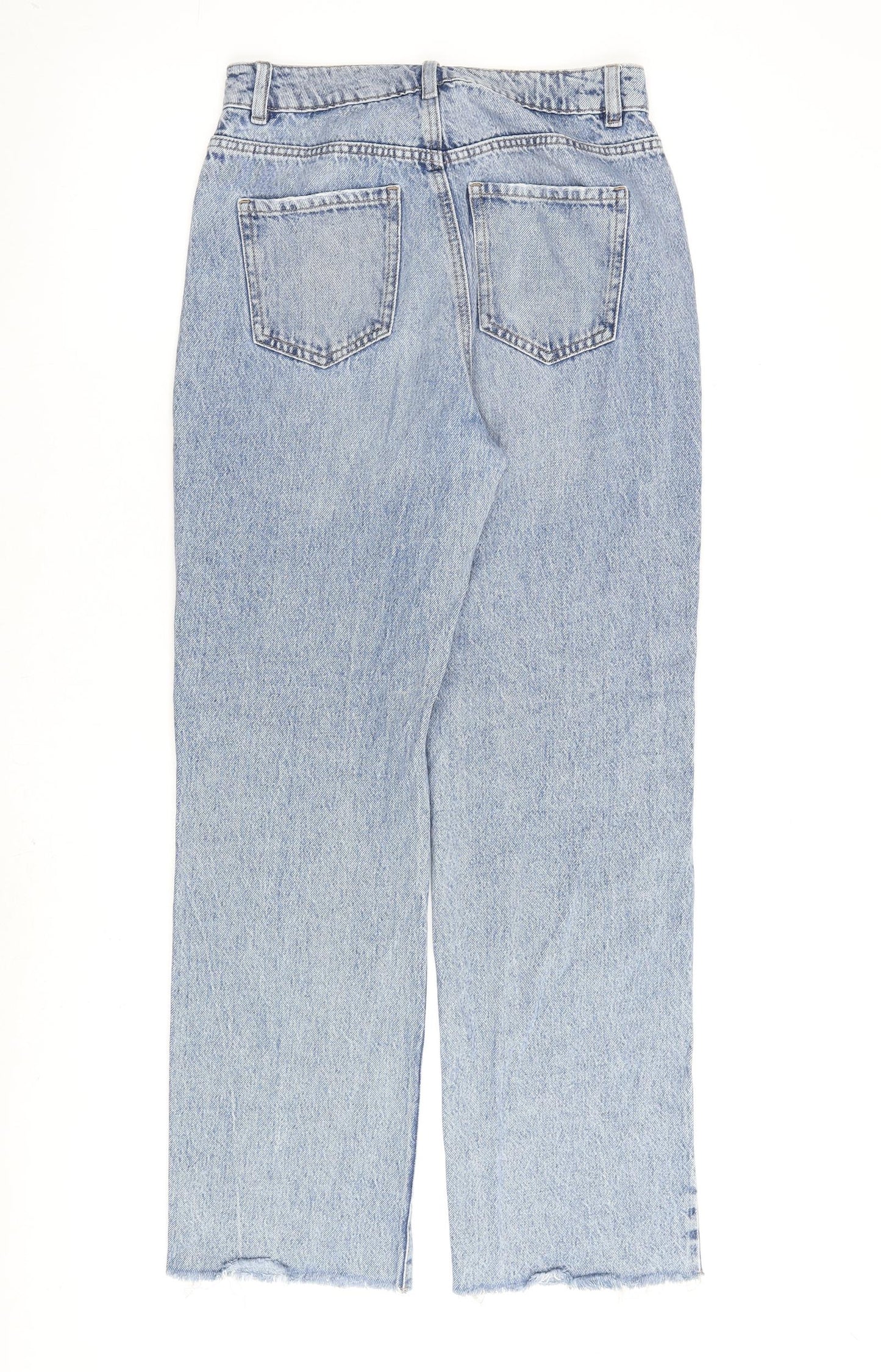 Garage Denim Womens Blue Cotton Straight Jeans Size 28 in L31 in Regular Zip