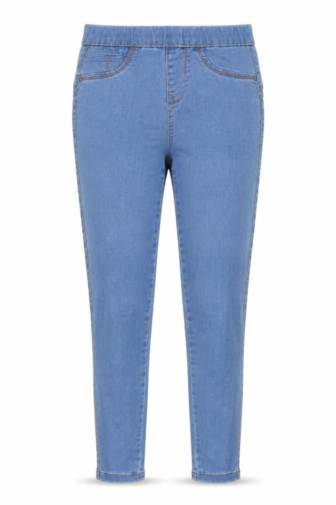 Womens UK Size 8 Denim & Co. Relaxed Fit Jegging Blue Jeans