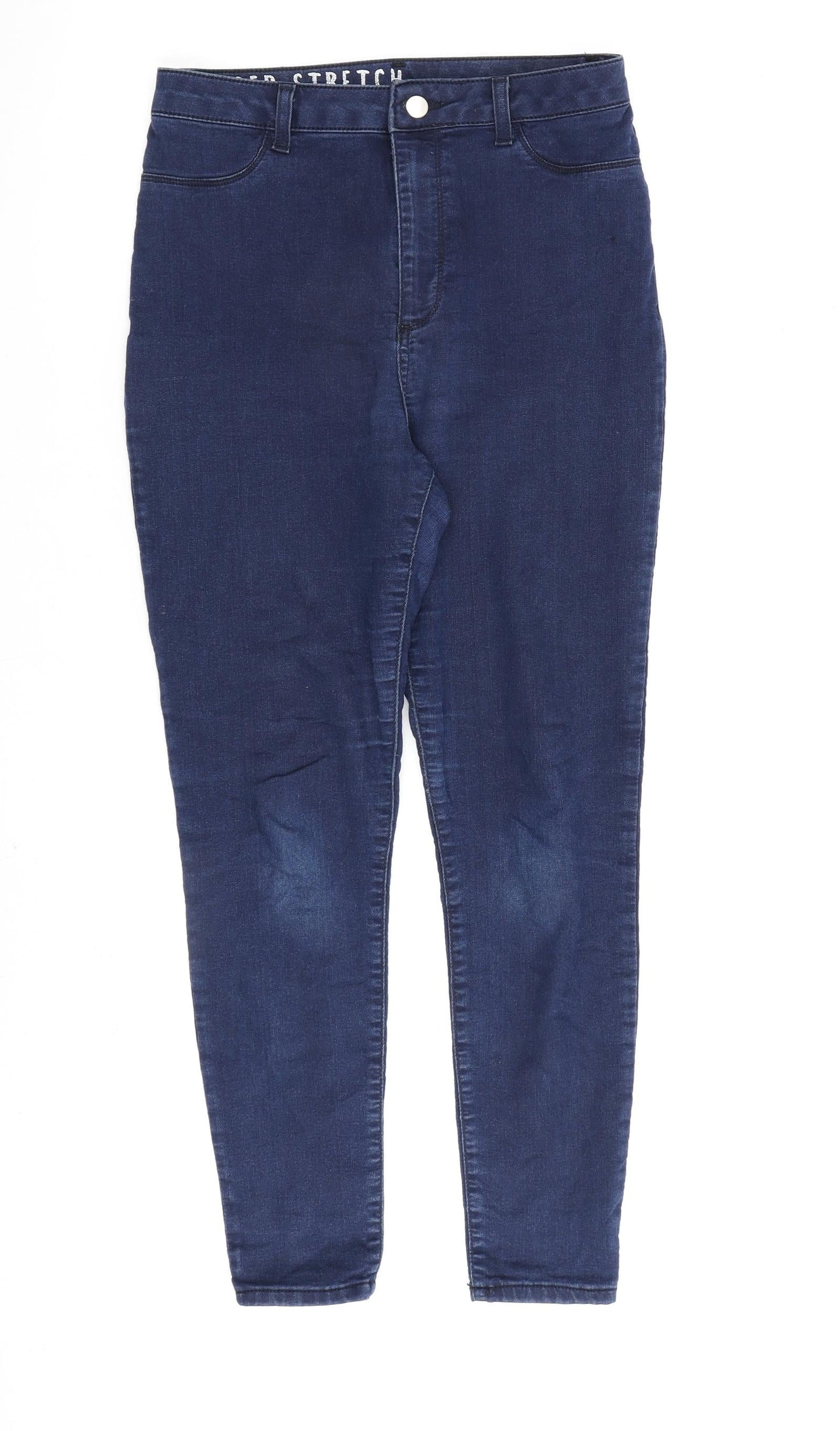 Womens UK Size 12 Marks and Spencer Regular Fit Skinny Blue Jeans