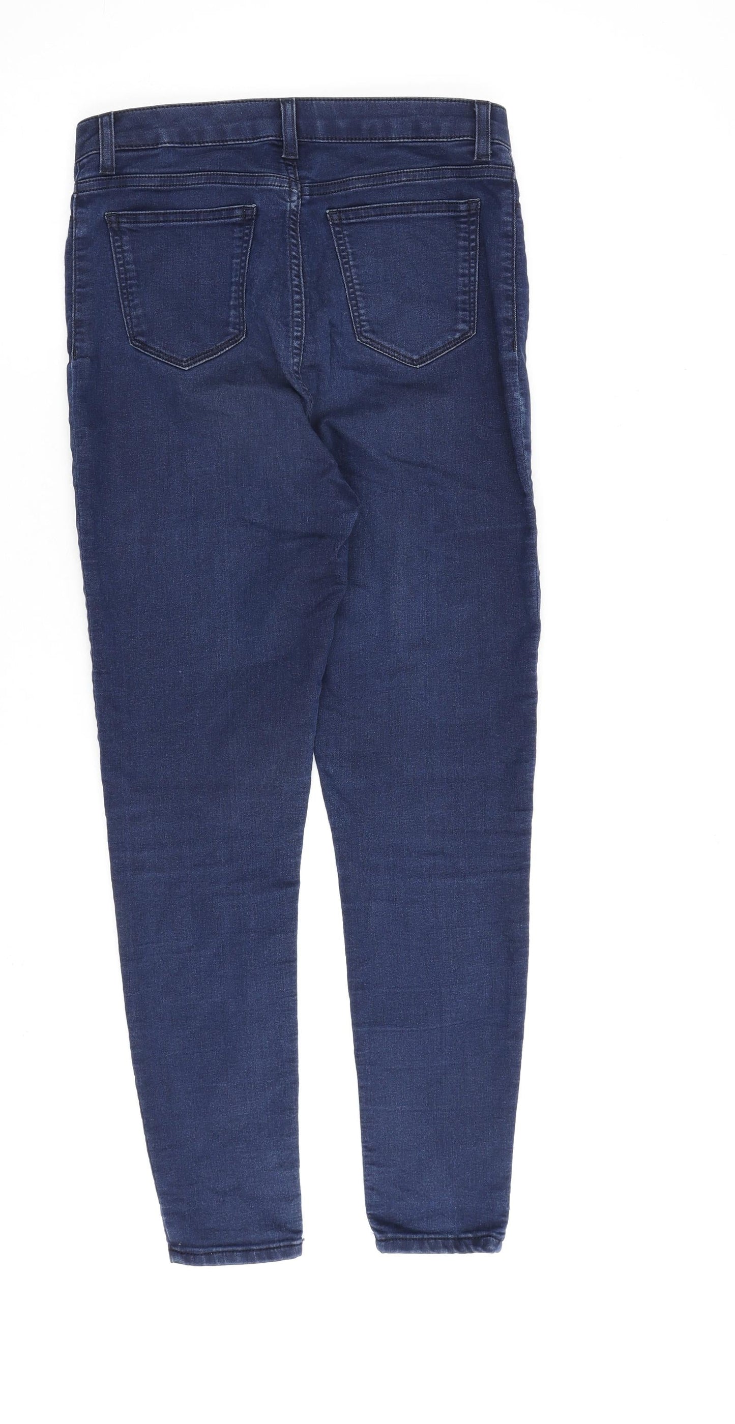 Womens UK Size 12 Marks and Spencer Regular Fit Skinny Blue Jeans