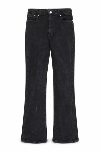 Womens UK Size 30 in ASOS Regular Fit Flared Black Jeans