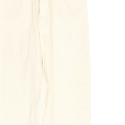Womens UK Size 6 Stradivarius Regular Fit Jegging Beige Jeans