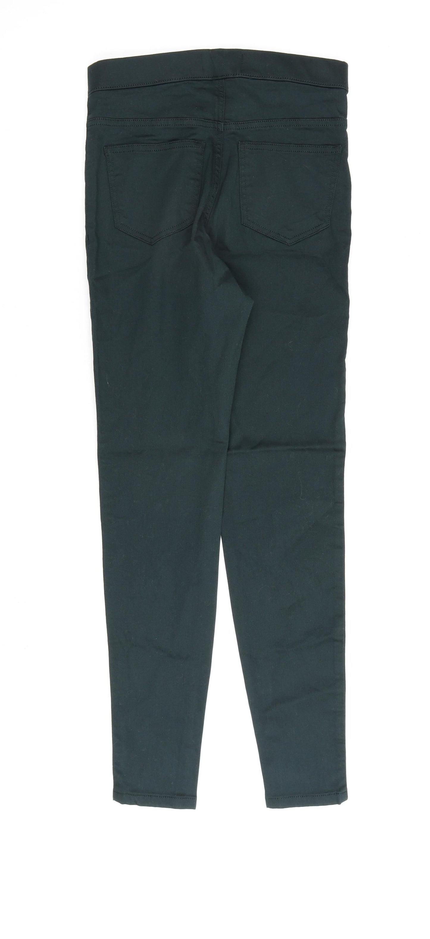 Womens UK Size 8 Marks and Spencer Regular Fit Jegging Green Jeans