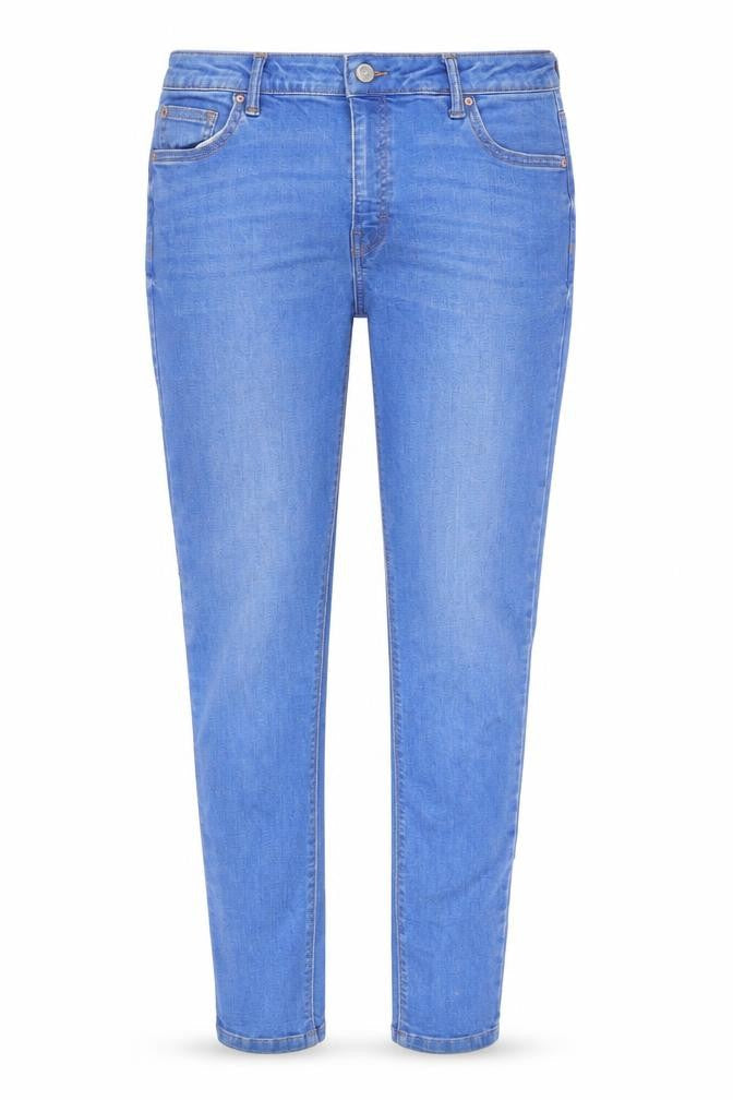 Womens UK Size 14 Denim & Co. Regular Fit Straight Blue Jeans