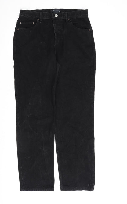 ASOS Womens Black Cotton Skinny Jeans Size 30 in L32 in Regular Button