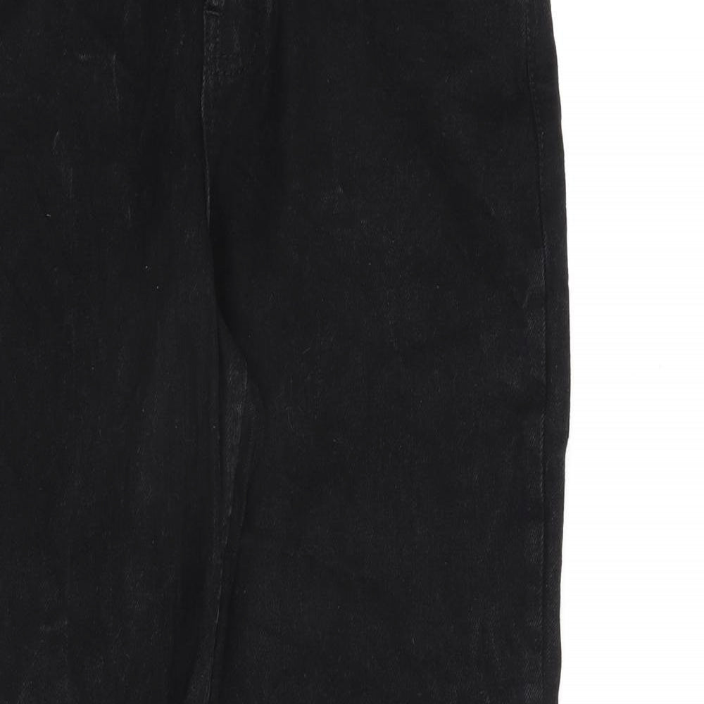 ASOS Womens Black Cotton Skinny Jeans Size 30 in L32 in Regular Button