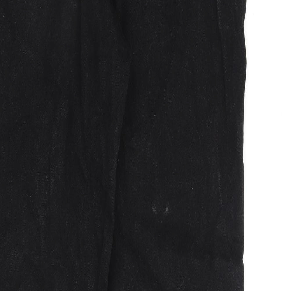 ASOS Womens Black Cotton Skinny Jeans Size 30 in L32 in Regular Button