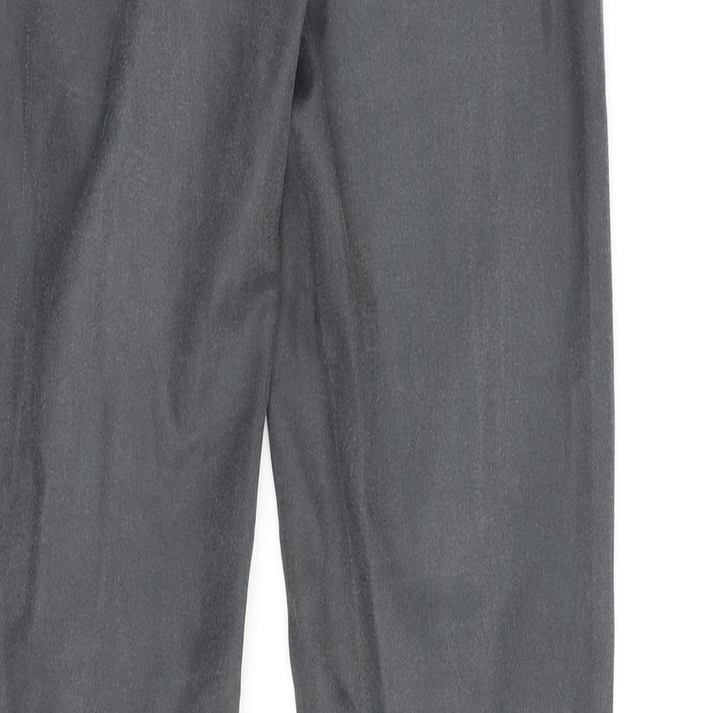 Inwear Womens Grey Cotton Straight Jeans Size 28 in L31 in Regular Zip