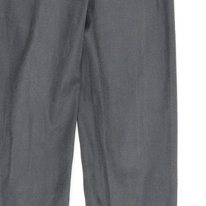 Inwear Womens Grey Cotton Straight Jeans Size 28 in L31 in Regular Zip