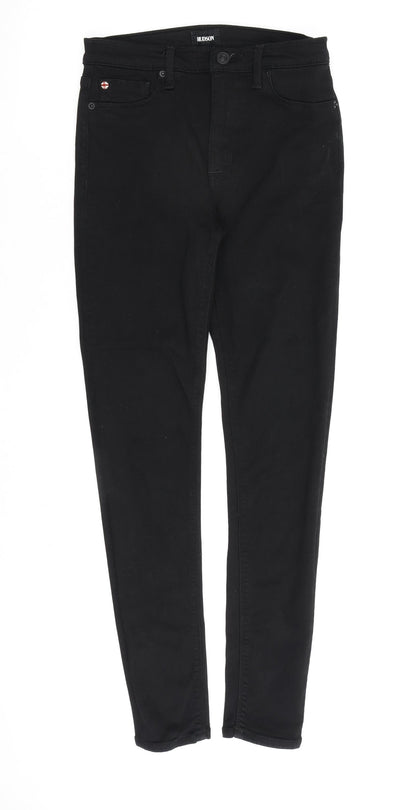 Hudson Womens Black Cotton Skinny Jeans Size 27 in L29 in Regular Zip