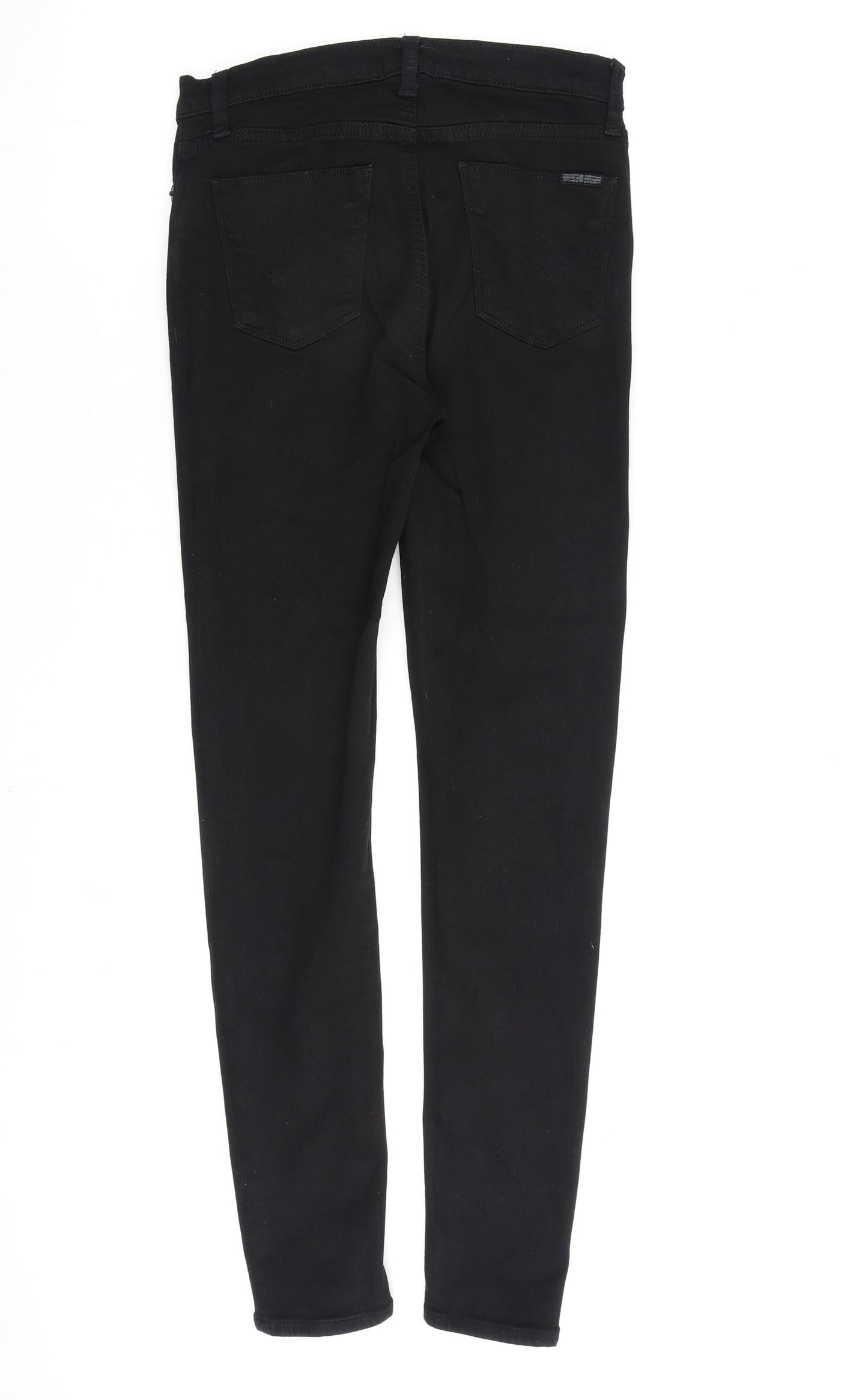 Hudson Womens Black Cotton Skinny Jeans Size 27 in L29 in Regular Zip