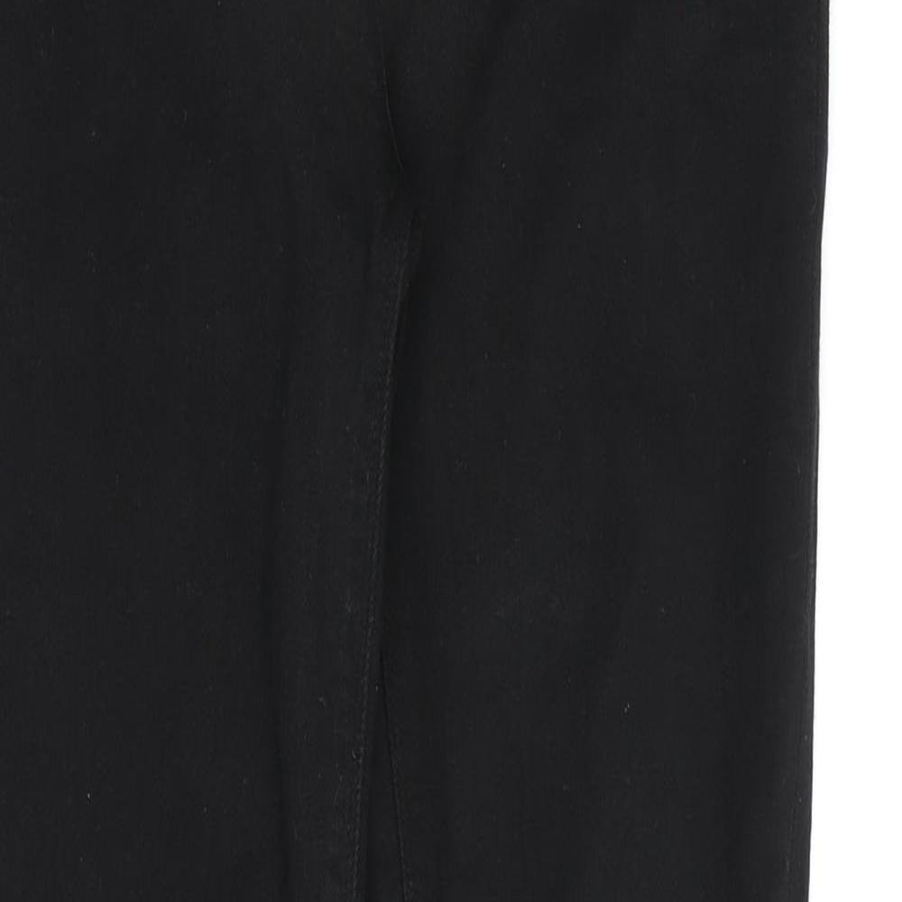 Hudson Womens Black Cotton Skinny Jeans Size 27 in L29 in Regular Zip