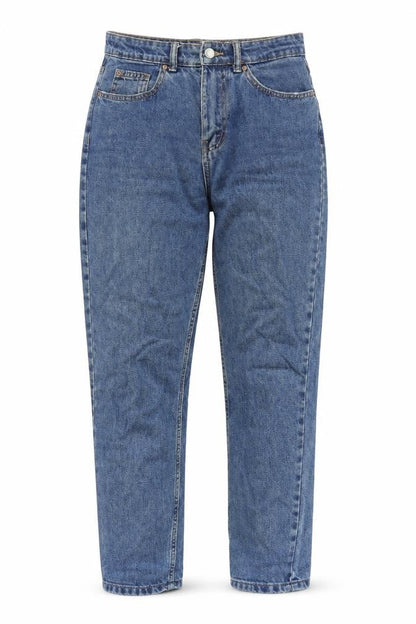 Womens UK Size 8 Denim & Co. Regular Fit Mom Blue Jeans