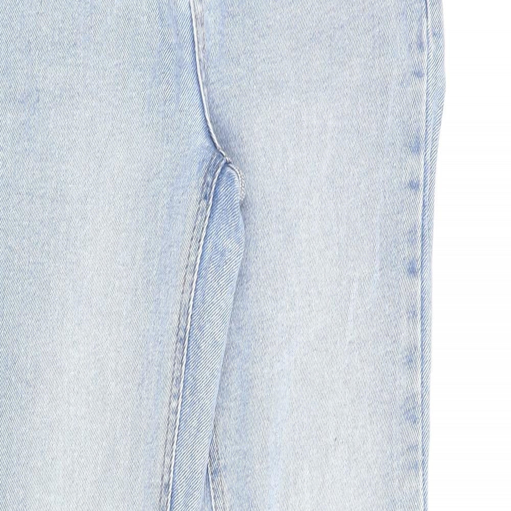 Authentic Denim Womens Blue Cotton Bootcut Jeans Size 26 in L28 in Regular Zip