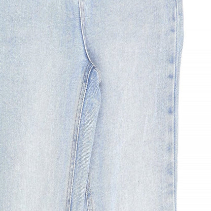 Authentic Denim Womens Blue Cotton Bootcut Jeans Size 26 in L28 in Regular Zip