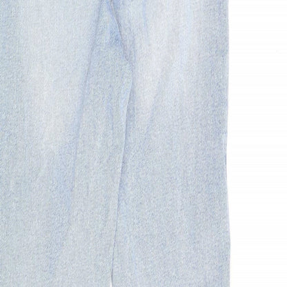 Authentic Denim Womens Blue Cotton Bootcut Jeans Size 26 in L28 in Regular Zip