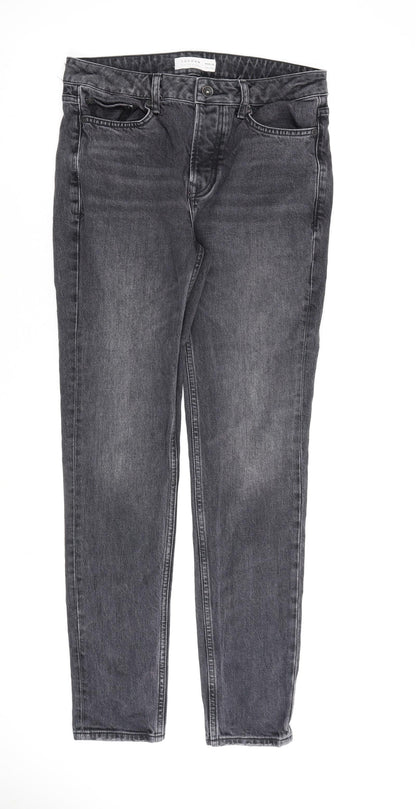 Mens UK Size 30 in Topman Regular Fit Skinny Grey Jeans