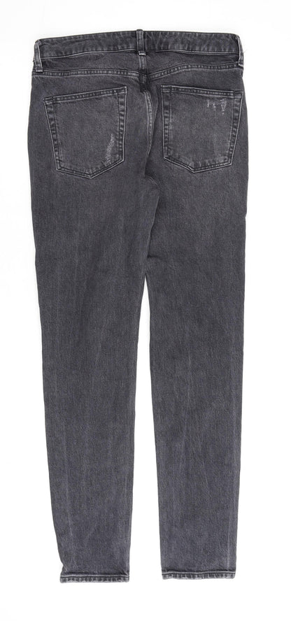 Mens UK Size 30 in Topman Regular Fit Skinny Grey Jeans