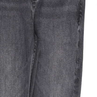 Mens UK Size 30 in Topman Regular Fit Skinny Grey Jeans