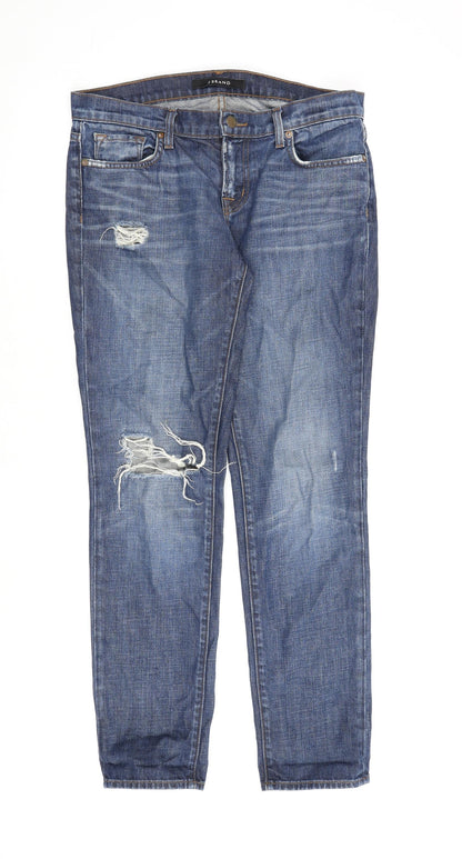 J. Brand Womens Blue Cotton Straight Jeans Size 26 in L30 in Regular Zip