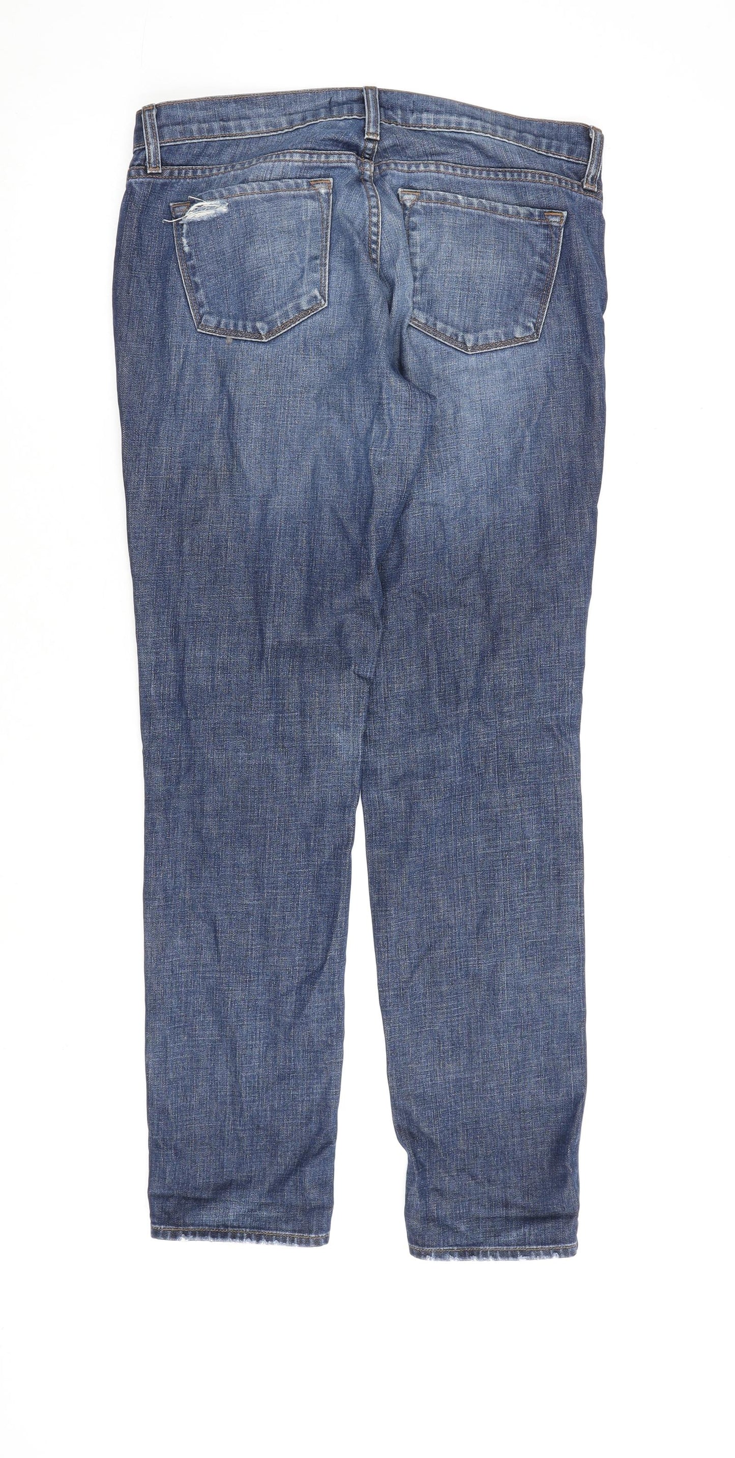 J. Brand Womens Blue Cotton Straight Jeans Size 26 in L30 in Regular Zip