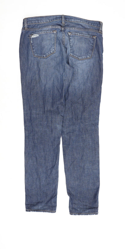 J. Brand Womens Blue Cotton Straight Jeans Size 26 in L30 in Regular Zip