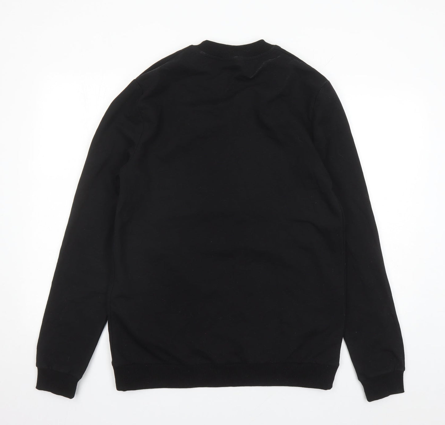 ASOS Mens Black Jacket Size L Snap - Tall