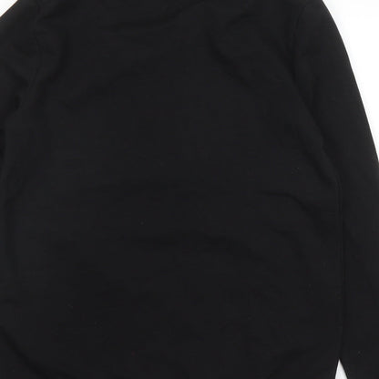 ASOS Mens Black Jacket Size L Snap - Tall