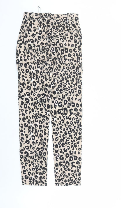 Womens UK Size 6 Marks and Spencer Regular Fit  Brown Trousers