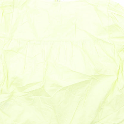 Womens UK Size 10 Marks and Spencer Yellow Basic Blouse