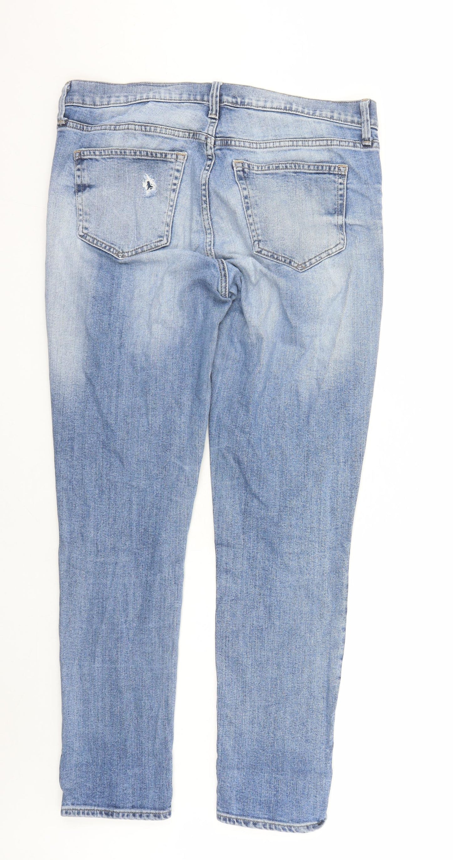 Gap Mens Blue Cotton Straight Jeans Size 36 in L31 in Regular Zip