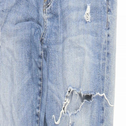 Gap Mens Blue Cotton Straight Jeans Size 36 in L31 in Regular Zip