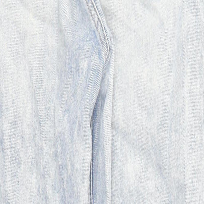 Hollister Womens Blue Cotton Straight Jeans Size 28 in L26 in Regular Zip