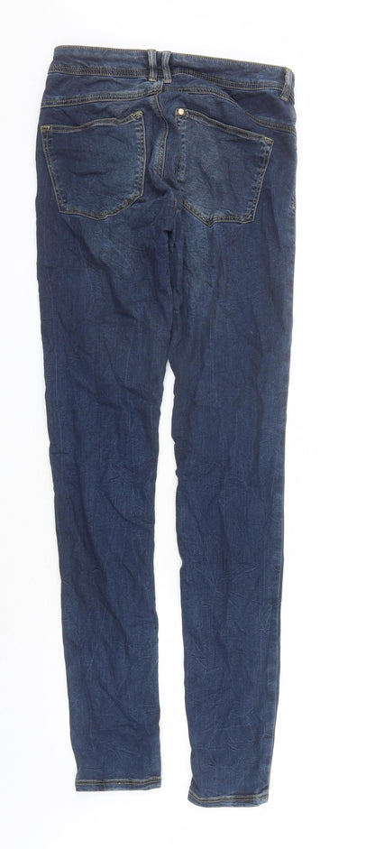 Womens UK Size 26 in H&M Regular Fit Skinny Blue Jeans