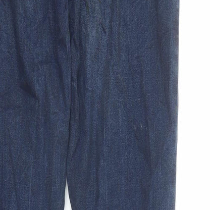Womens UK Size 26 in H&M Regular Fit Skinny Blue Jeans
