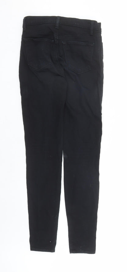 Womens UK Size 24 in J Brand Regular Fit Skinny Black Jeans