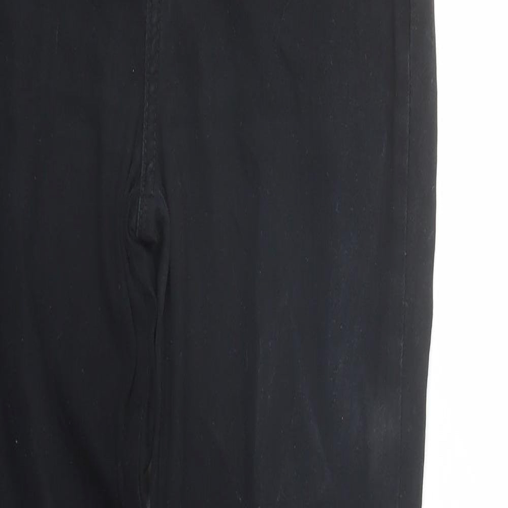 Womens UK Size 24 in J Brand Regular Fit Skinny Black Jeans