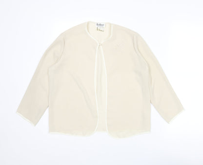 Womens UK Size 10 Bellino Beige Basic Blouse